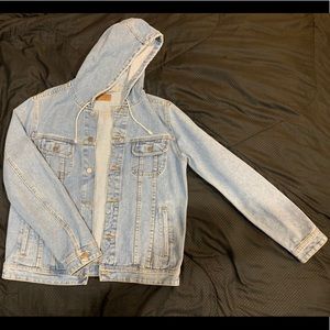 Asos Hooded Denim Jacket Men